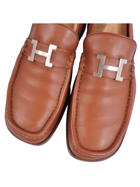 Hermes Loafers Moccasins Business Shoes Logo Constanta main image 4